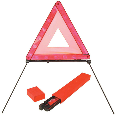 Arrêt de avertissement standard européen de réflecteur de triangle de véhicule pliable d'E-marque avec le tissu réfléchi fluorescent