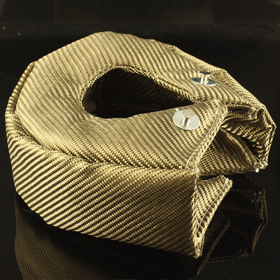 Couverture titanique de Turbo de bouclier du feu de Lava Turbocharger Heat Shield Cover de tissu de silice/basalte