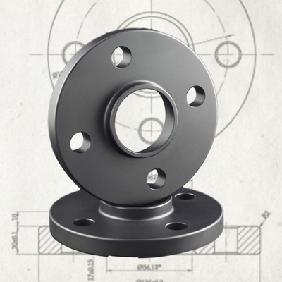 les entretoises hubcentric du modèle 4x100 de boulon de 12mm ont forgé la billette en aluminium pour la mini série