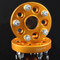 5x100 à 5x114.3 a forgé l'adaptateur central de roue de hub en aluminium pour la couleur d'or de SUBARU